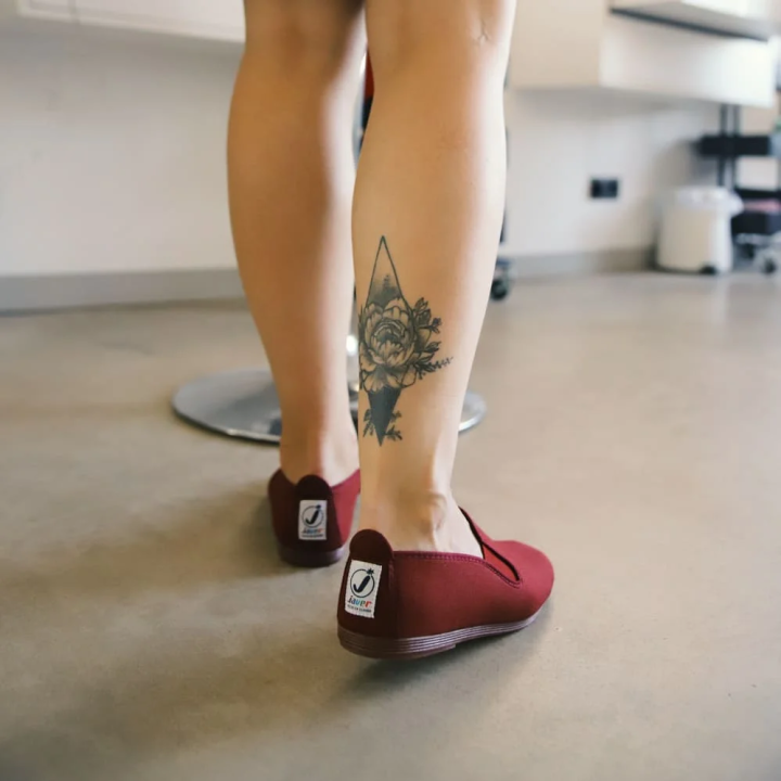 Bordo spalvos Javer batai